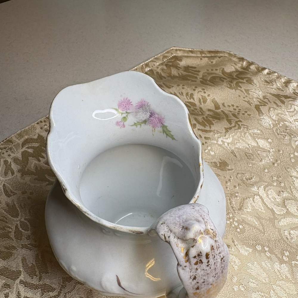 Antique Porcelain Small Cream Pitcher - Picture 4 of 8